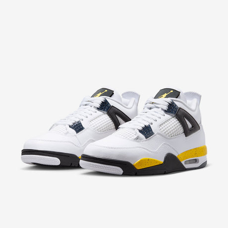Мъжки маратонки Air Jordan 4 Retro Tour Yellow White Dark Blue Grey Black - IO2463-102 – снимка 5