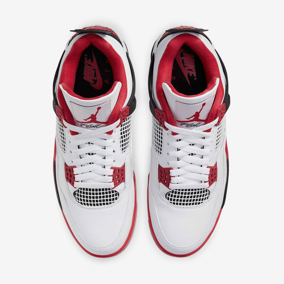 Мъжки маратонки Air Jordan 4 Retro White Black Tech Grey - DC7770-160 – снимка 4