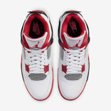 Мъжки маратонки Air Jordan 4 Retro White Black Tech Grey - DC7770-160 – снимка 4