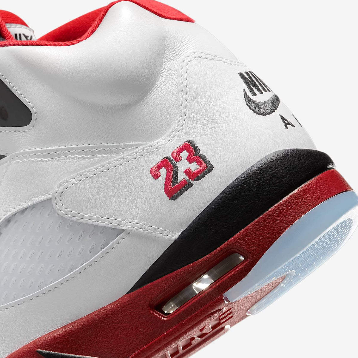 Мъжки маратонки Nike Air Jordan 5 Retro Fire Red Black Tongue - HQ7978-101 – снимка 8