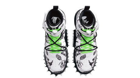 Мъжки маратонки Nike Air Force 1 Mid Off-White Grim Reaper - DR0500-102 – снимка 3