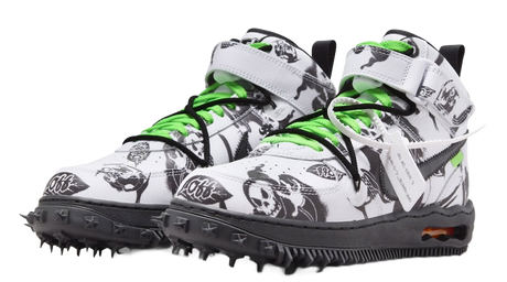 Мъжки маратонки Nike Air Force 1 Mid Off-White Grim Reaper - DR0500-102 – снимка 5