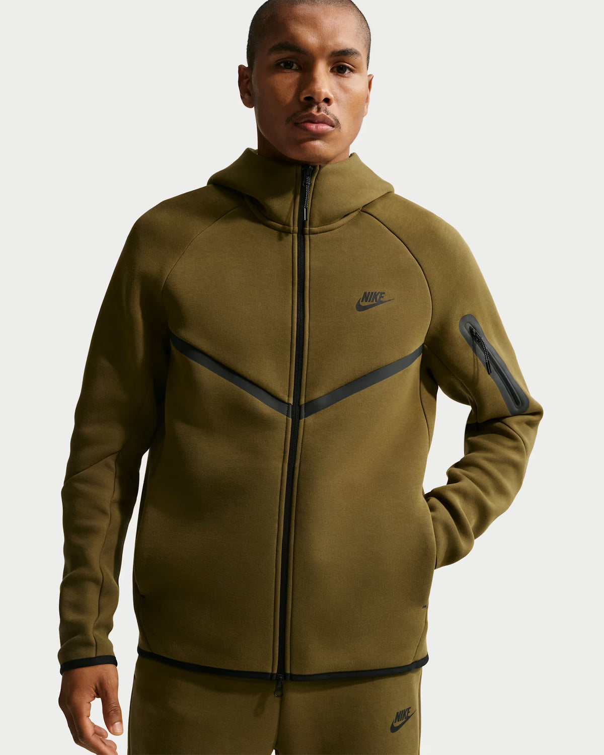 Блуза Nike Sportswear Tech Fleece Windrunner (Зелен) - HV0949-368