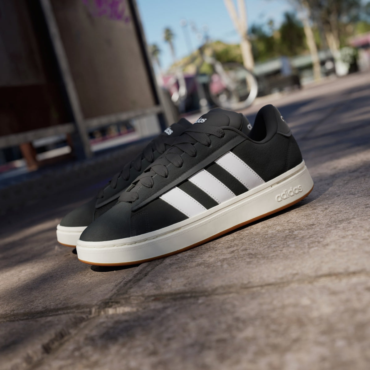 Мъжки маратонки adidas Grand Court Alpha Core Black White - JR0543 – снимка 8