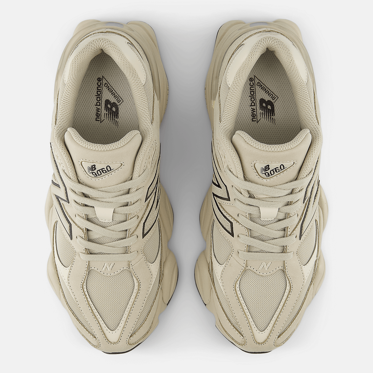 Мъжки маратонки New Balance 9060 Beige - U906078T – снимка 3