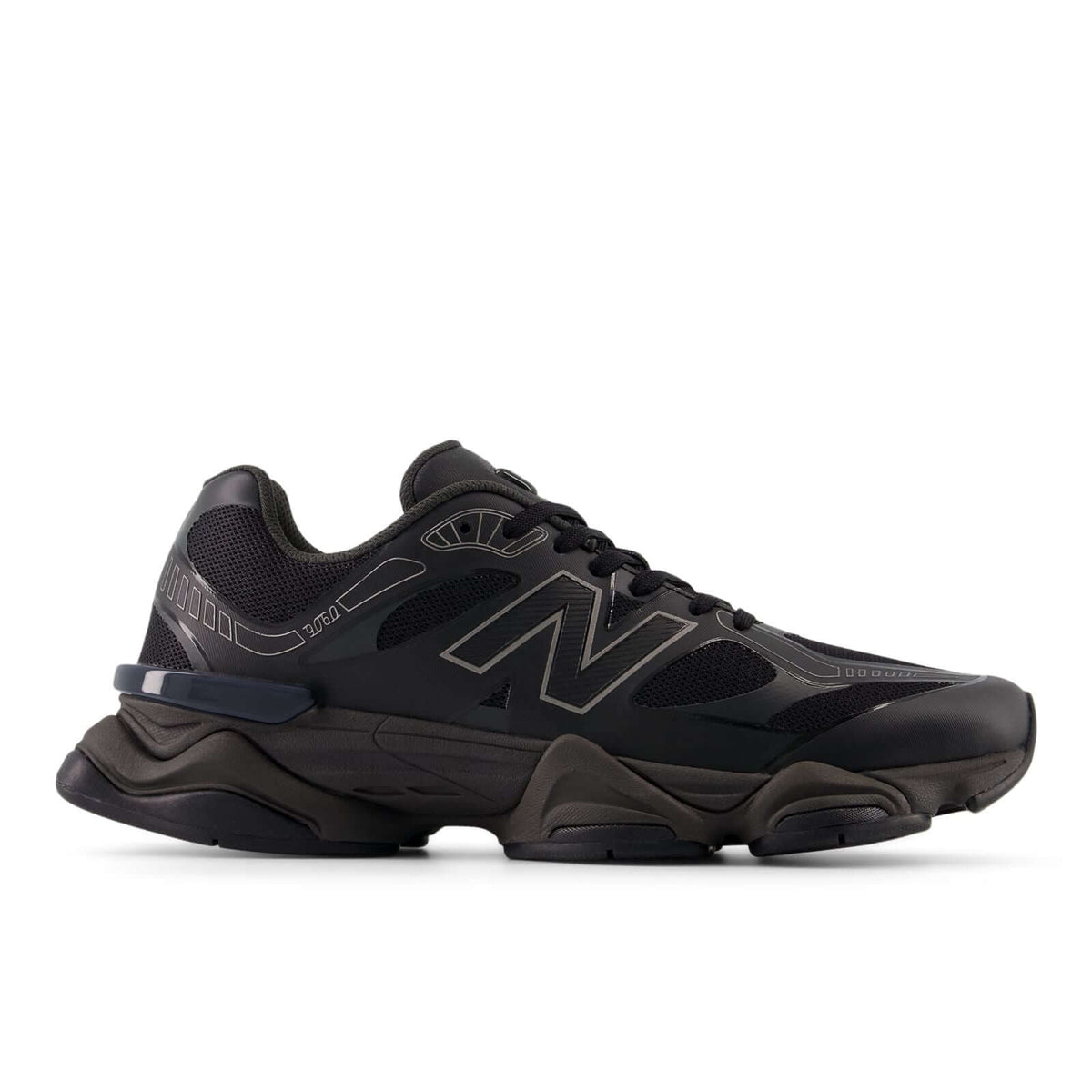 Маратонки New Balance 9060 Black Grey Black - U90606TO