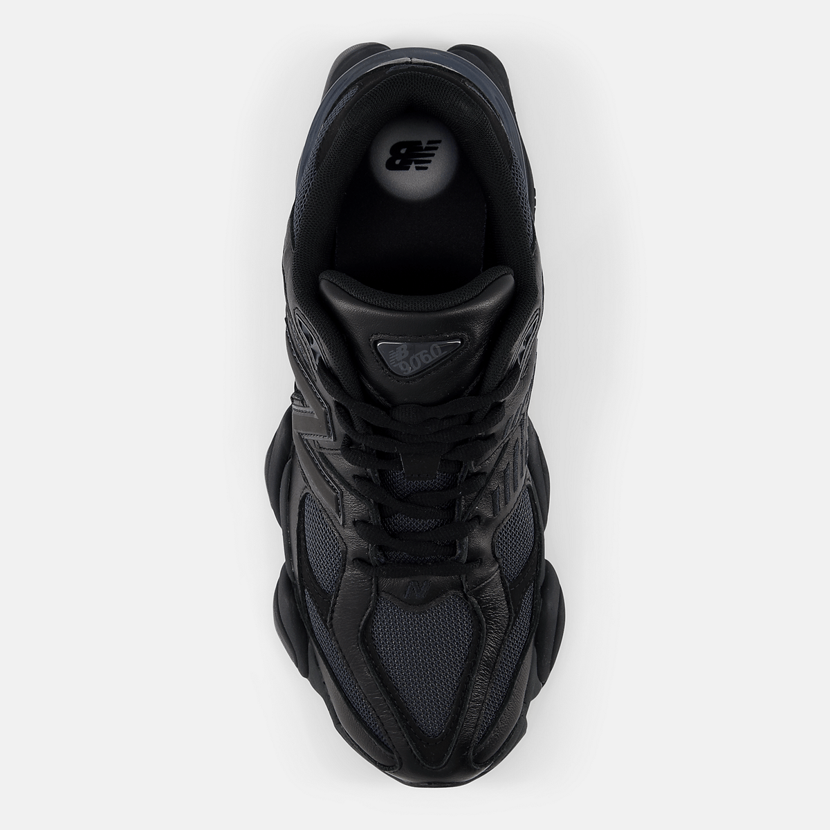 Мъжки маратонки New Balance 9060 Triple Black Leather - U9060NRI – снимка 3
