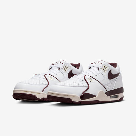 Мъжки маратонки Nike Air Flight '89 Low White Phantom Flat Pewter - FQ8256-100 – снимка 5