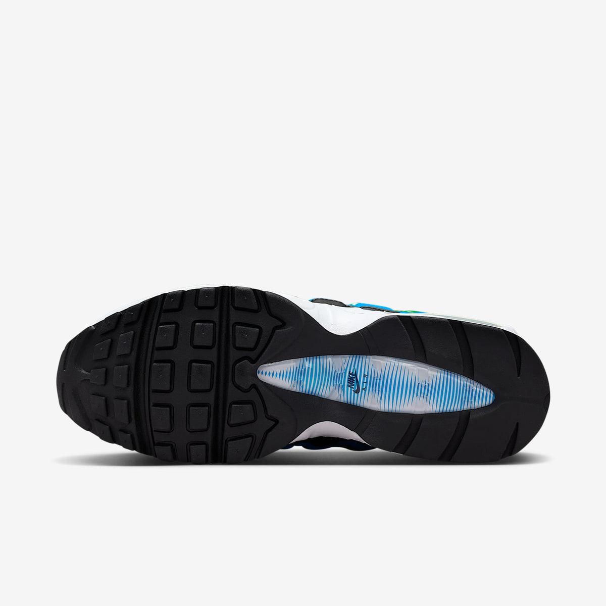Мъжки маратонки Nike Air Max 95 Big Bubble Premium White Chile Red Photo Blue - IB7872-100 – снимка 2