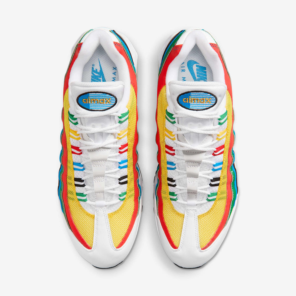 Мъжки маратонки Nike Air Max 95 Big Bubble Premium White Chile Red Photo Blue - IB7872-100 – снимка 4