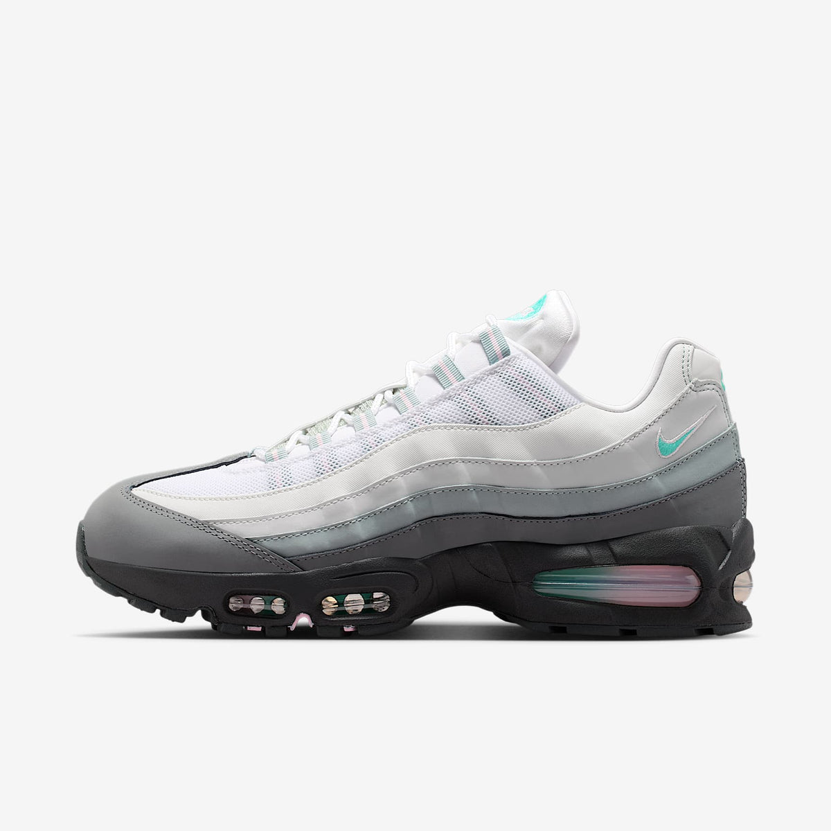 Мъжки маратонки Nike Air Max 95 Big Bubble White Hyper Turquoise Pink Foam - IR1473-060