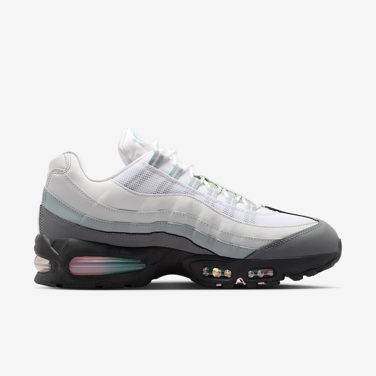 Мъжки маратонки Nike Air Max 95 Big Bubble White Hyper Turquoise Pink Foam - IR1473-060 – снимка 3