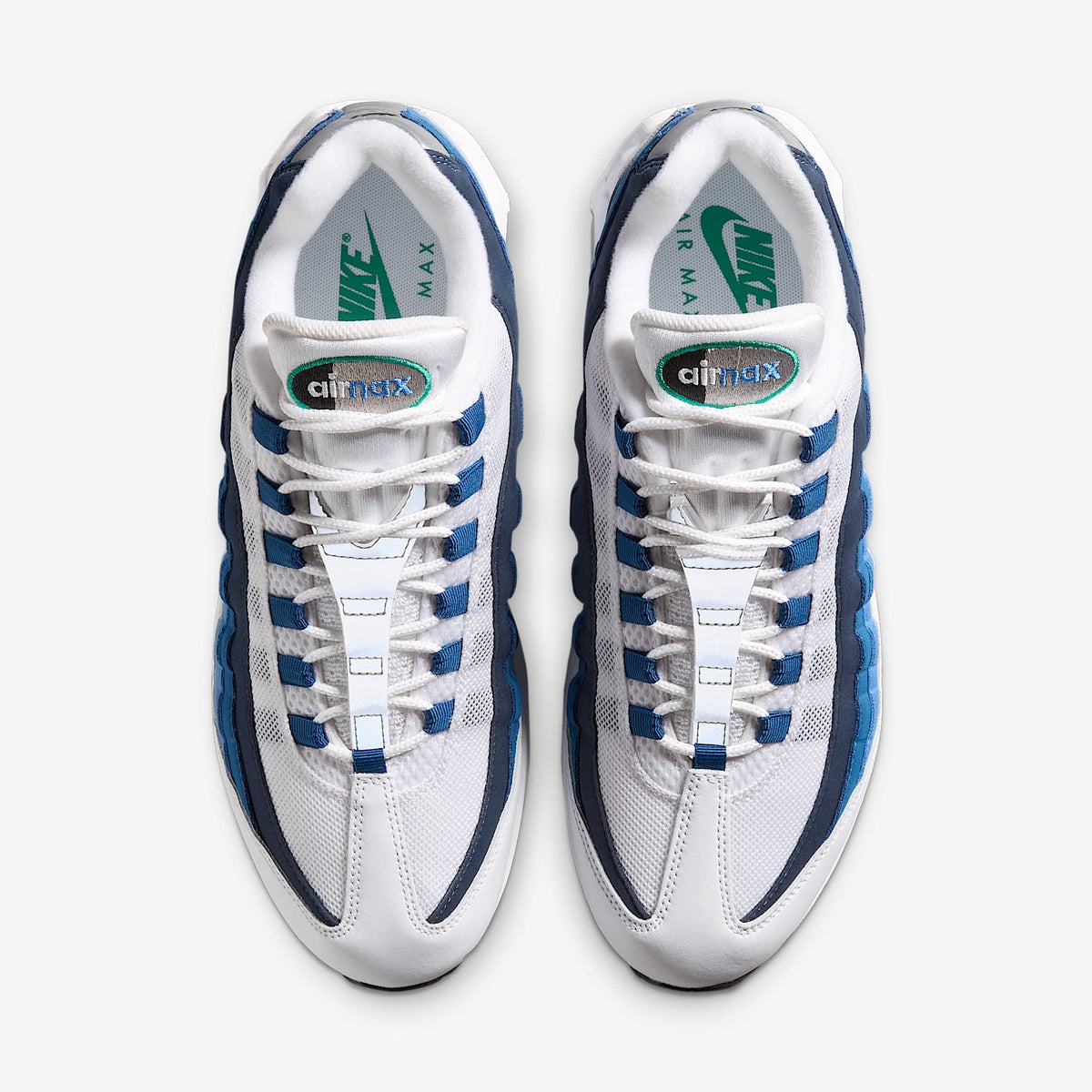 Мъжки маратонки Nike Air Max 95 OG White Lake Blue French Blue - IH7855-100 – снимка 4