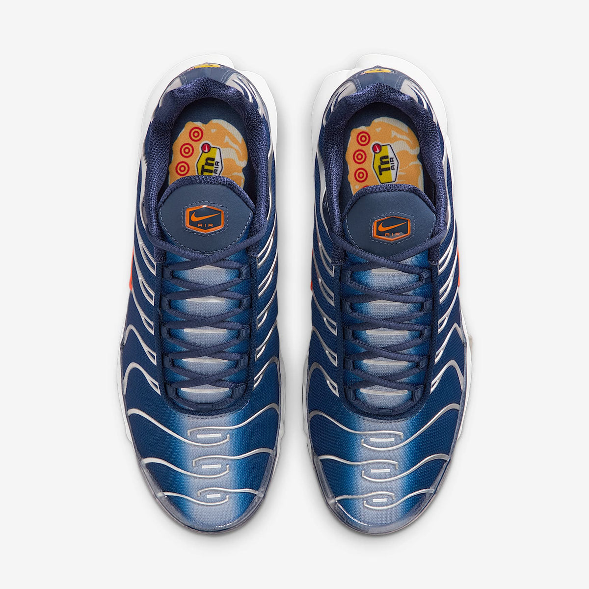 Мъжки маратонки Nike Air Max Plus Midnight Navy Ashen Slate Safety Orange - IQ0286-410 – снимка 4