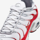 Мъжки маратонки Nike Air Max Plus White University Red Wolf Grey - IF6224-101 – снимка 7