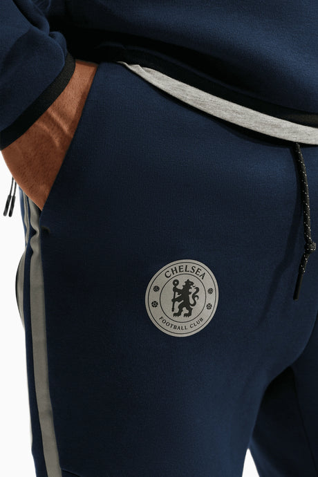 Спортно долнище Nike Chelsea FC 26/27 Tech Fleece (Тъмносин) - IO3643-477 – снимка 3