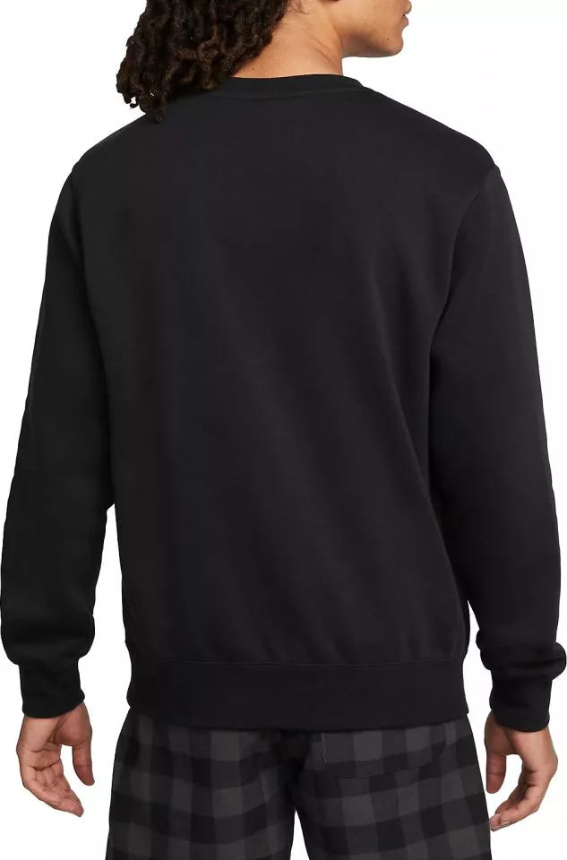 Блуза Nike Club Fleece Graphic Crew (Черен) - DQ4912-010 – снимка 2
