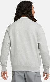 Блуза Nike Club Fleece Graphic Crew (Сив) - DQ4912-063 – снимка 3