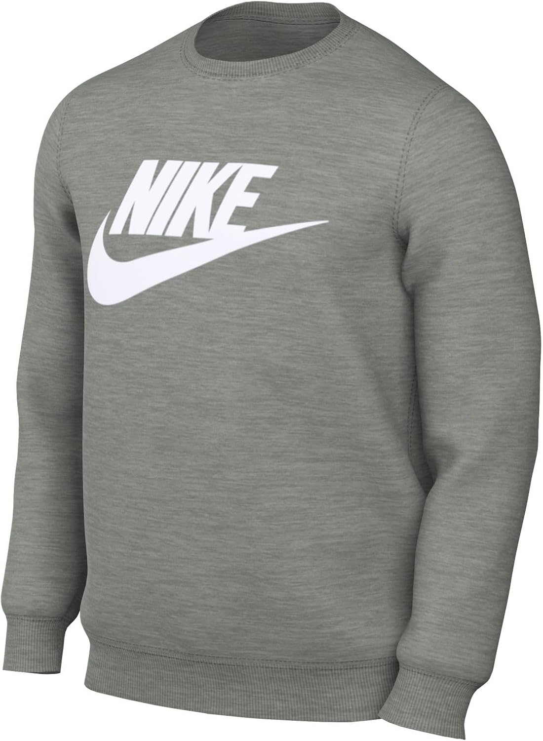 Блуза Nike Club Fleece Graphic Crew (Сив) - DQ4912-063 – снимка 5