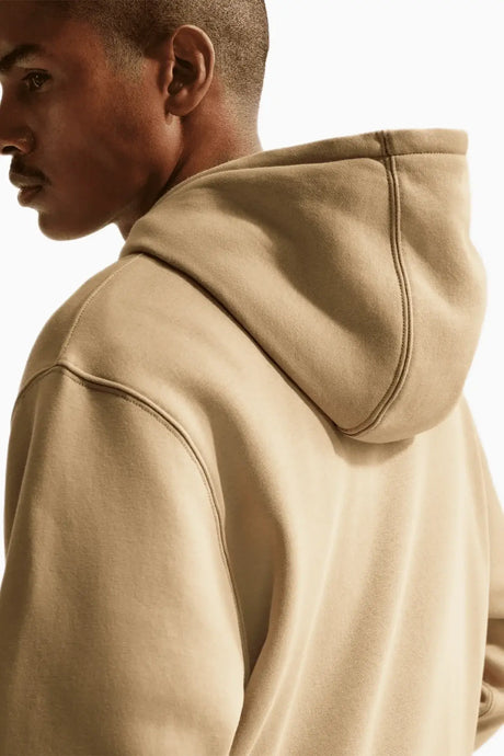Блуза Nike Club Fleece Pullover Hoodie (Бежов) - FN3859-298 – снимка 4