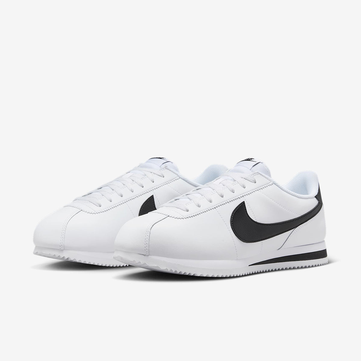 Мъжки маратонки Nike Cortez Leather White Black - DM4044-105 – снимка 5