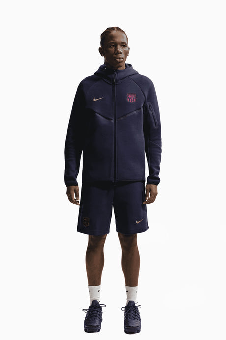 Шорти Nike FC Barcelona 26/27 Tech Fleece (Тъмносин) - II3334-498