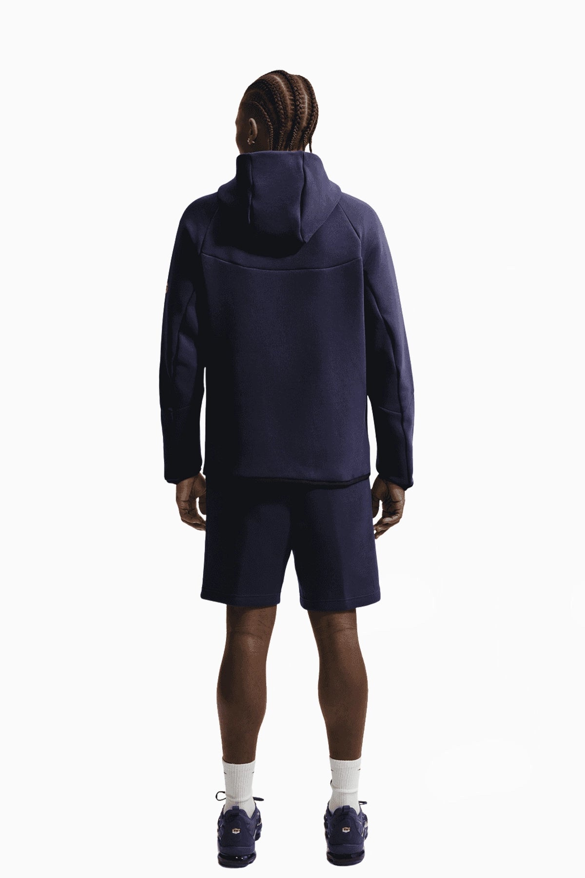 Шорти Nike FC Barcelona 26/27 Tech Fleece (Тъмносин) - II3334-498 – снимка 2