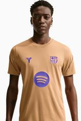 Тениска Nike FC Barcelona x Kobe 26/27 Strike (Бежово) - IQ1304-745 – снимка 3