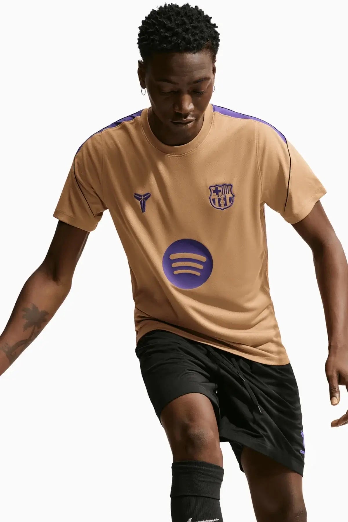 Тениска Nike FC Barcelona x Kobe 26/27 Strike (Бежово) - IQ1304-745 – снимка 5