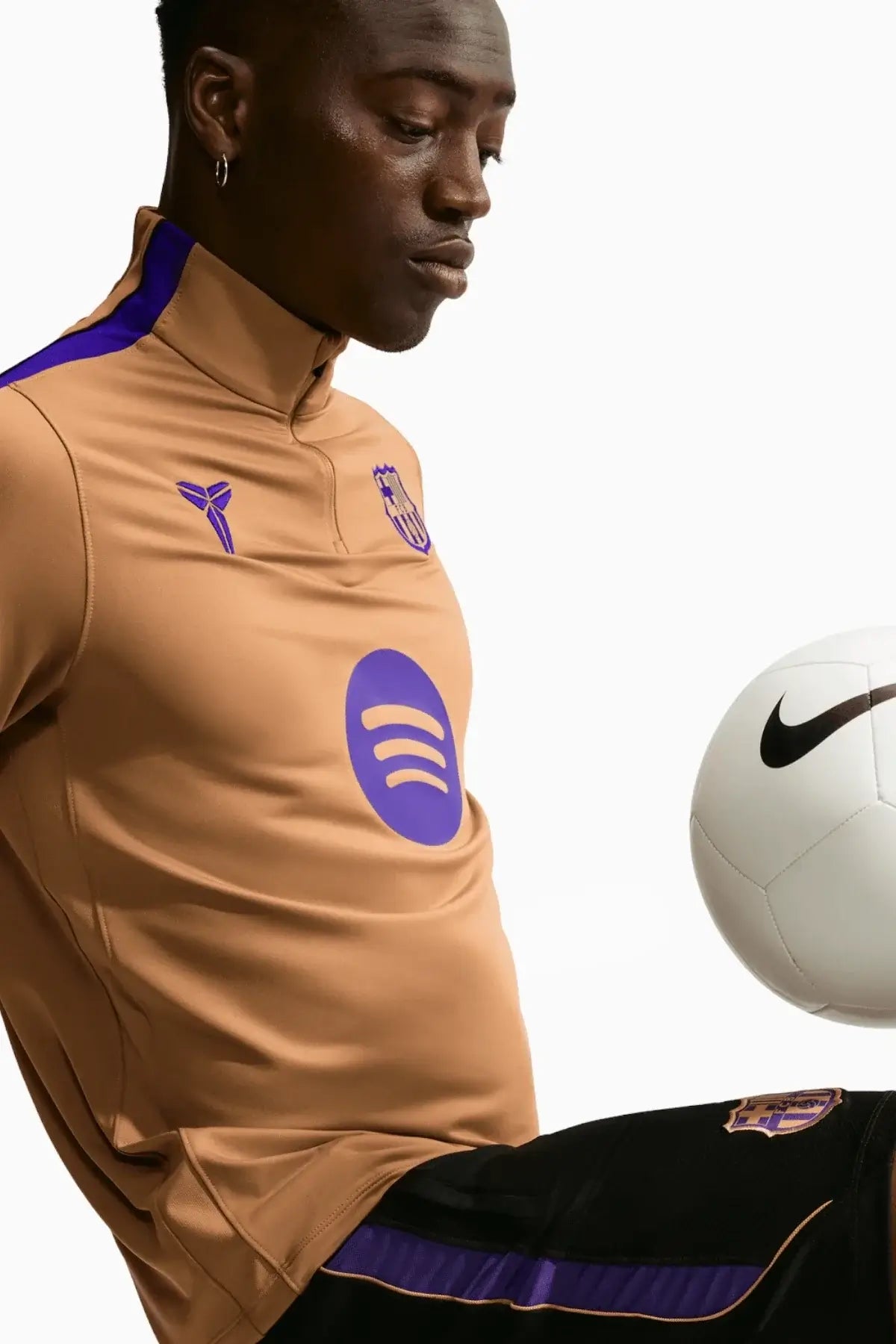 Блуза Nike FC Barcelona x Kobe 26/27 Strike (Бежово) - IQ1309-745 – снимка 5