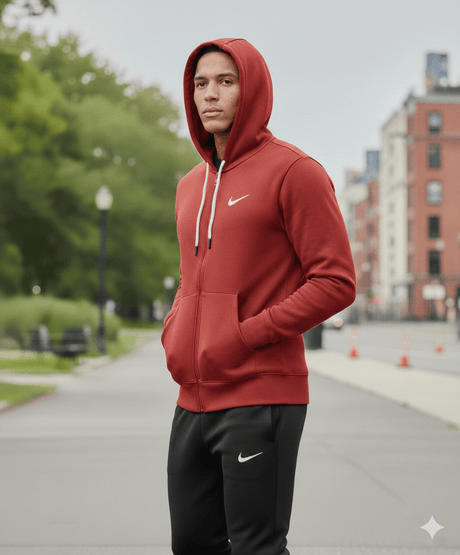 Спортен екип Nike Park 26 Club (Червен/Черен) - IB1228-657 IB1248-010 – снимка 5