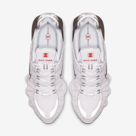 Маратонки Nike Shox TL White/White/Metallic Silver - AV3595-100 – снимка 4