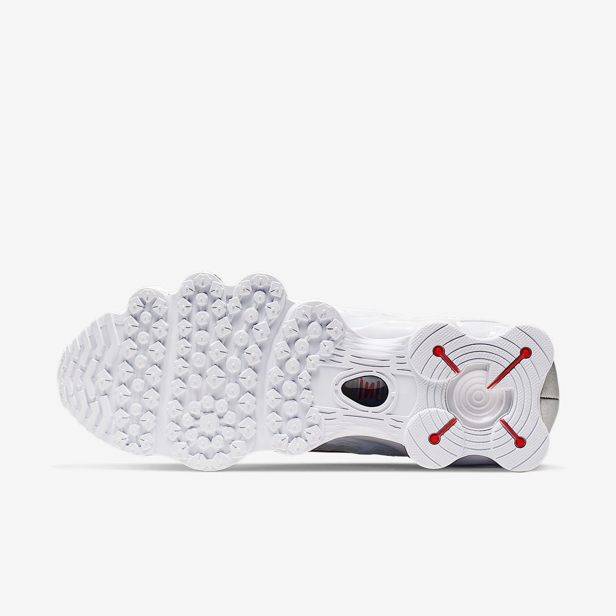 Маратонки Nike Shox TL White/White/Metallic Silver - AV3595-100 – снимка 5