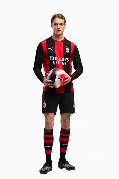 Тениска с дълги ръкави Puma AC MILAN 26/27 като Домакин Authentic - 785486-01 – снимка 4