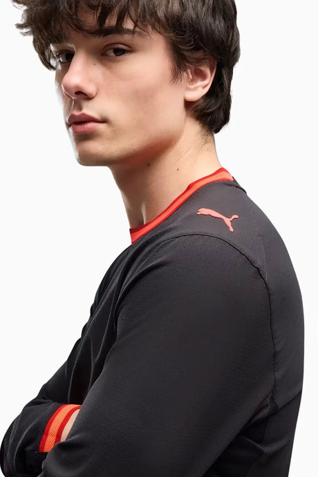 Тениска с дълги ръкави Puma AC MILAN 26/27 Трета Authentic (Черен) - 787423-03 – снимка 6