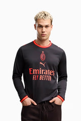 Тениска с дълги ръкави Puma AC MILAN 26/27 Трета Replica (Черен) - 785487-03 – снимка 3
