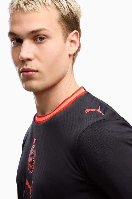 Тениска с дълги ръкави Puma AC MILAN 26/27 Трета Replica (Черен) - 785487-03 – снимка 6