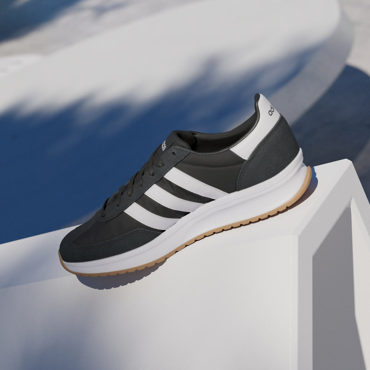 Мъжки маратонки adidas Run 70s 2.0 Core Black Cloud White - IH8585 – снимка 7
