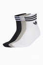Чорапи adidas 3-Stripes Ankle 3 Pairs (Многоцветни) - JV7437