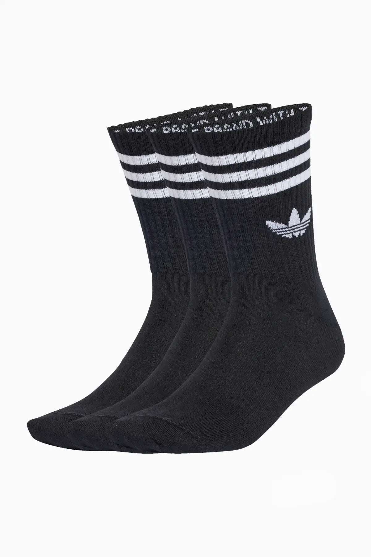 Чорапи adidas 3-Stripes Crew 3 чифта (Черен) - JV7402