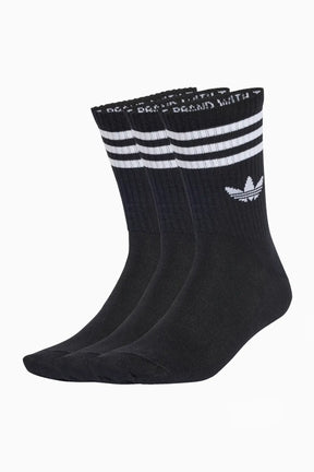 Чорапи adidas 3-Stripes Crew 3 чифта (Черен) - JV7402
