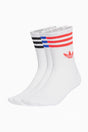 Чорапи adidas 3-Stripes Crew 3 чифта (Бяла) - JV7404