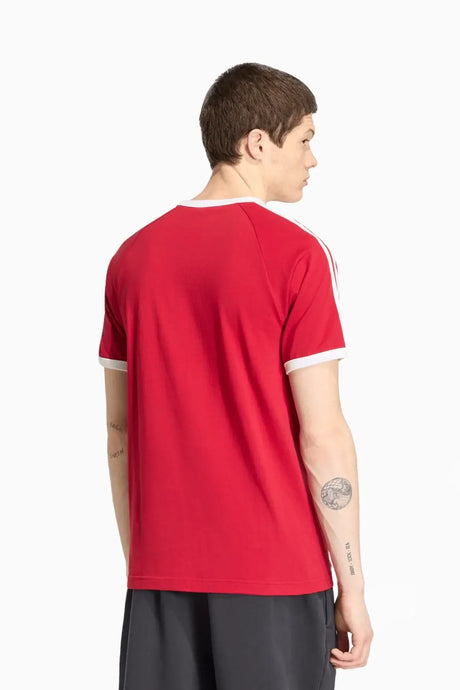 Тениска adidas 3-Stripes (Червен) - KT5052 – снимка 2