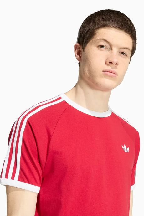 Тениска adidas 3-Stripes (Червен) - KT5052 – снимка 3