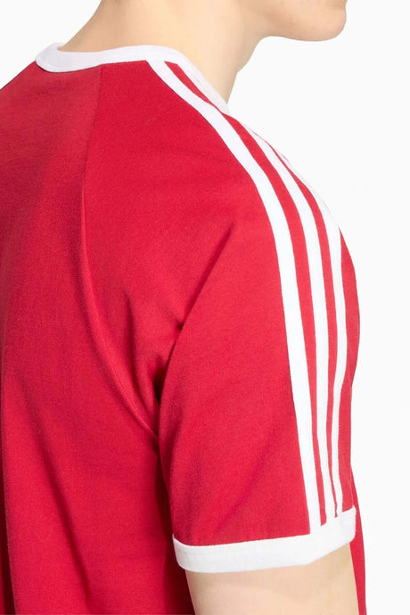 Тениска adidas 3-Stripes (Червен) - KT5052 – снимка 4