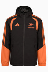 Яке adidas Arsenal FC 26/27 Tiro Rain (Черен) - KC2424