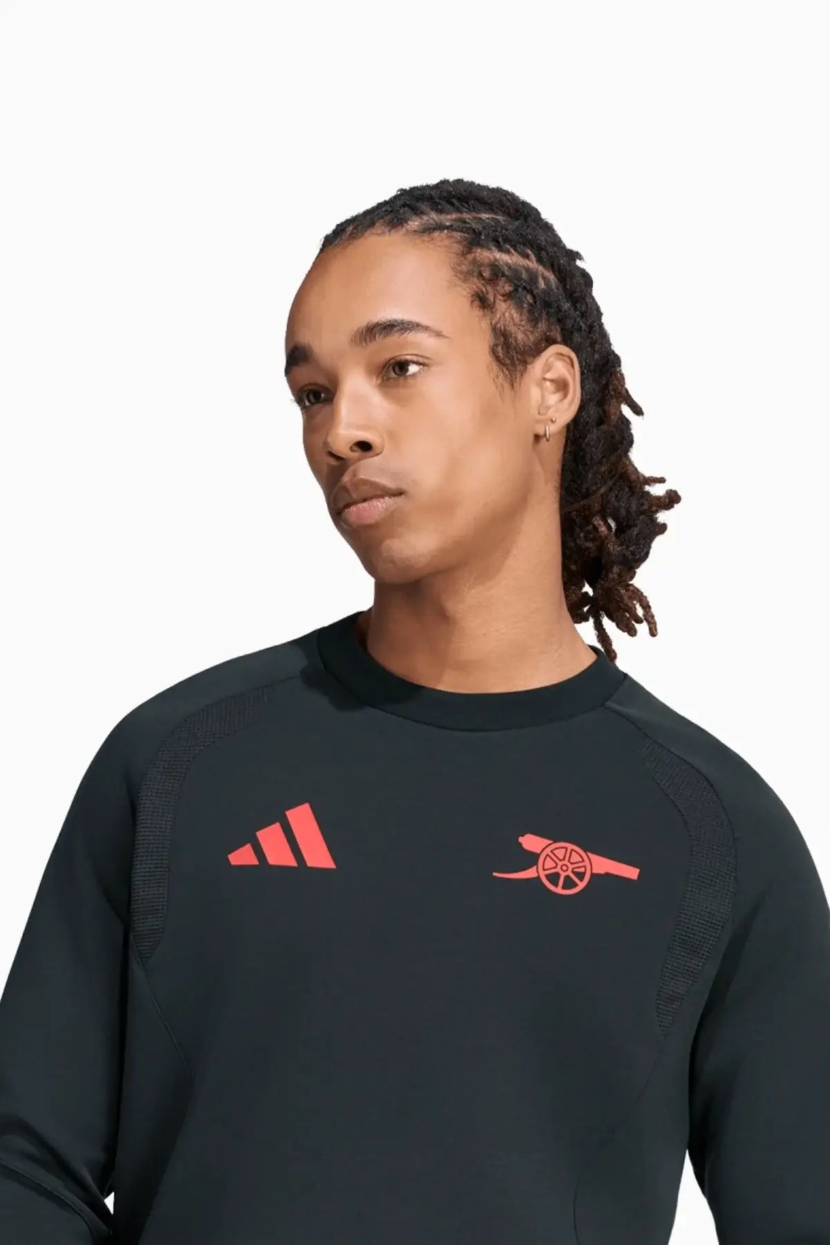 Блуза adidas Arsenal FC 26/27 Tiro Travel Crew (Черен) - KG5116 – снимка 4