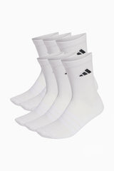 Чорапи adidas Cushioned Crew 6 Pairs (Бели) - KE5498