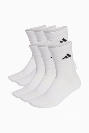 Чорапи adidas Cushioned Crew 6 Pairs (Бели) - KE5498