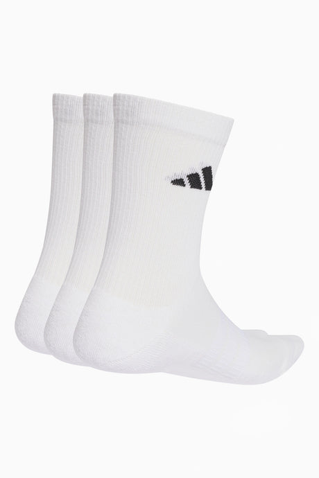 Чорапи adidas Cushioned Sportswear Crew 3 Pairs (Бели) - JZ0530 – снимка 2